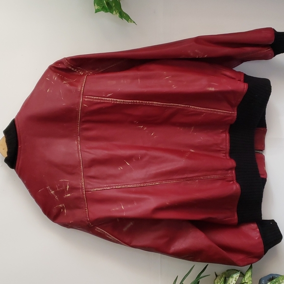 Vintage Wilson Leather Bomber Jacket. - Picture 11 of 15
